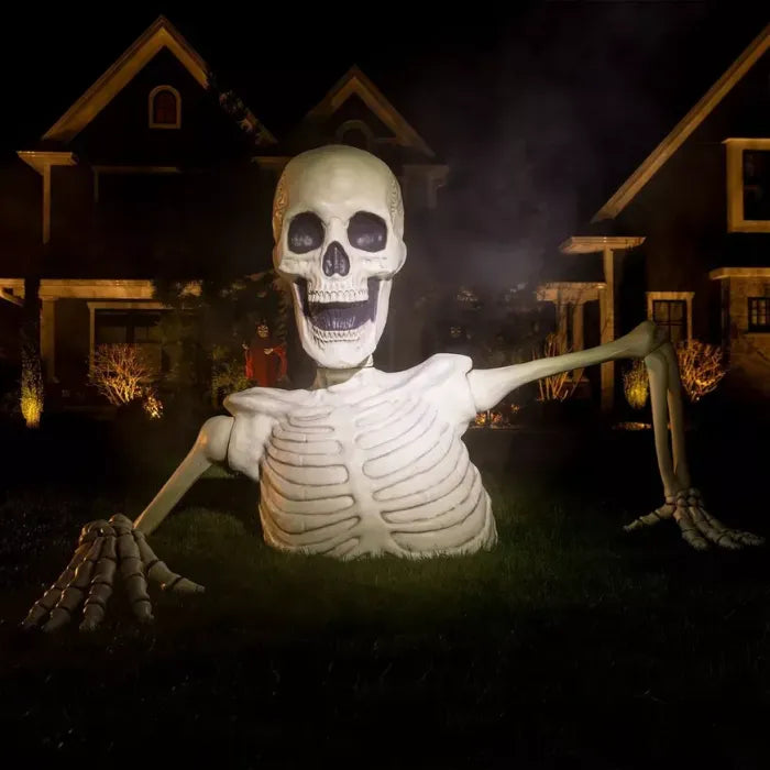 Towering Skeleton with LED Eyes & Haunting Sounds🎃 👻