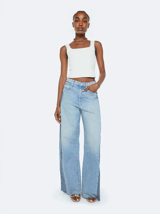 The Pipe Dream Button Sneak Fray Jean