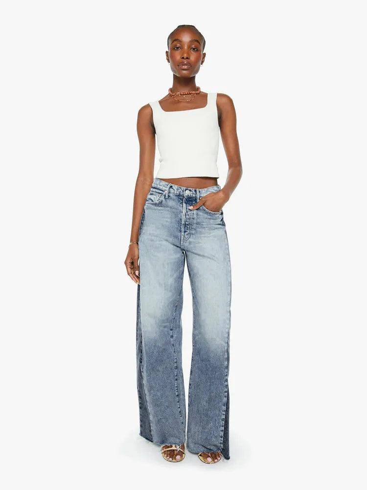 The Pipe Dream Button Sneak Fray Jean